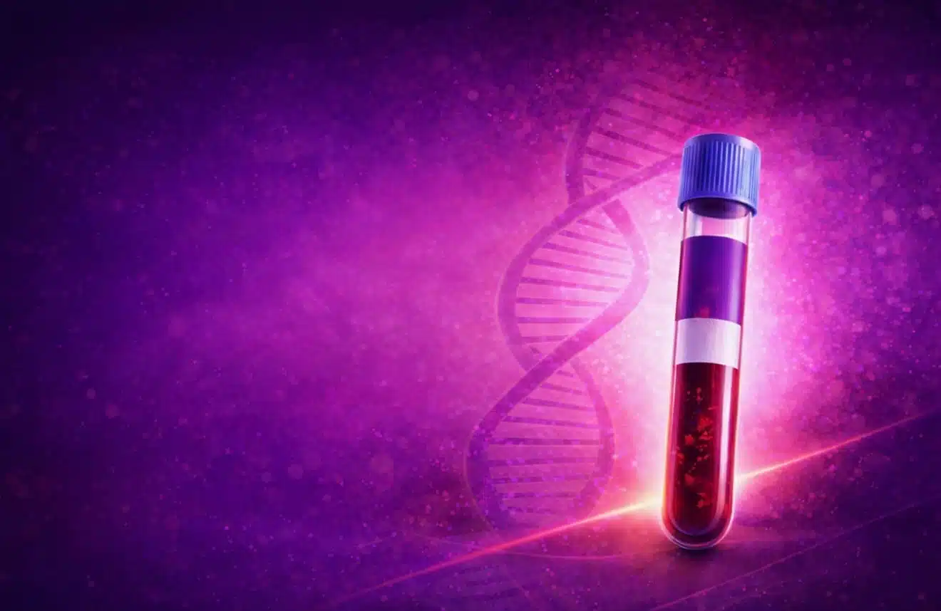 Hand with heart background